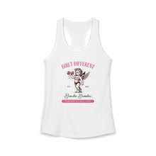 Load image into Gallery viewer, Built Different Cupid Racerback Tank — Women's Athletic Valentine Tank