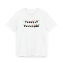 Load image into Gallery viewer, BB String lights Kettlebell Tee - Holiday Fitness Shirt for Gym Lovers