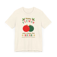 Load image into Gallery viewer, Merry Fitmas  Ornaments Unisex Tee - Holiday Fitness Shirt for Gym Lovers