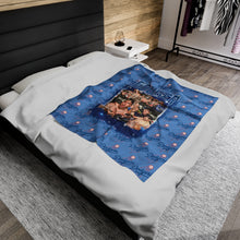 Load image into Gallery viewer, Dodger Daddies Velveteen Plush Blanket - Cozy Fan Gear for Baseball Lovers