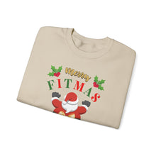 Load image into Gallery viewer, Merry Fitmas Santa Booty Unisex Crewneck Sweatshirt - Christmas Fitness Apparel