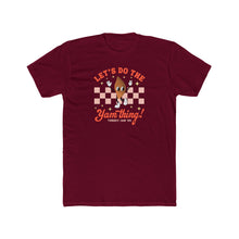 Load image into Gallery viewer, Thanksgiving Humor Unisex Cotton Crew Tee - "Let's Do The Yam Thing!"