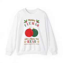 Load image into Gallery viewer, Merry FITMAS Ornaments Unisex Heavy Blend™ Crewneck Sweatshirt