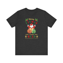 Load image into Gallery viewer, Merry Fitmas Santa Booty Ornaments Unisex Tee - Holiday Fitness Shirt for Gym Lovers