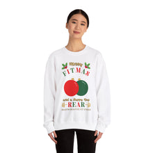 Load image into Gallery viewer, Merry FITMAS Ornaments Unisex Heavy Blend™ Crewneck Sweatshirt