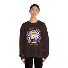 Load image into Gallery viewer, Working Out With My Peeps Crewneck Sweatshirt - Fun & Cozy Fitness Apparel