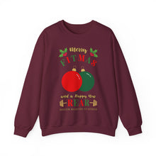 Load image into Gallery viewer, Merry FITMAS Ornaments Unisex Heavy Blend™ Crewneck Sweatshirt