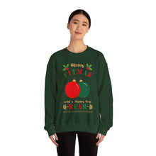Load image into Gallery viewer, Merry FITMAS Ornaments Unisex Heavy Blend™ Crewneck Sweatshirt