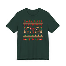 Load image into Gallery viewer, Merry Fitmas Ugly Sweater Unisex Tee - Holiday Fitness Shirt for Gym Lovers