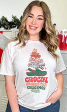 Load image into Gallery viewer, Crockin' Around the Christmas Tree Graphic T-Shirt