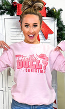 Load image into Gallery viewer, Have A Holly Dolly Christmas Graphic Sweatshirt