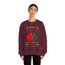 Load image into Gallery viewer, Merry FITMAS Ornaments Unisex Heavy Blend™ Crewneck Sweatshirt