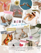 Load image into Gallery viewer, Boards & Babes: 2026 Vision Board Kit, Guide on How to make a Vision Board