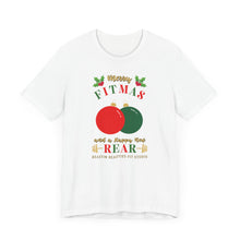 Load image into Gallery viewer, Merry Fitmas  Ornaments Unisex Tee - Holiday Fitness Shirt for Gym Lovers