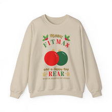 Load image into Gallery viewer, Merry FITMAS Ornaments Unisex Heavy Blend™ Crewneck Sweatshirt