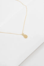 Load image into Gallery viewer, Pineapple Necklace 18K & 24K Gold