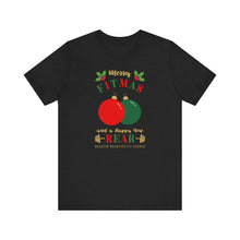 Load image into Gallery viewer, Merry Fitmas  Ornaments Unisex Tee - Holiday Fitness Shirt for Gym Lovers