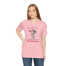 Load image into Gallery viewer, Built Different Cupid Fitness Tee — 'Built Different' Cherub Weightlifting Graphic T-Shirt