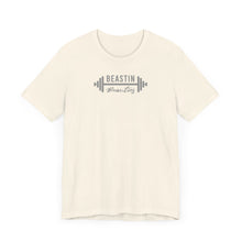 Load image into Gallery viewer, Gray Barbell BB Logo Tee