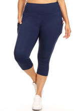 Load image into Gallery viewer, High Waist Tech Pocket Workout Capri Leggings