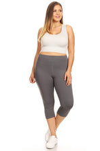 Load image into Gallery viewer, High Waist Tech Pocket Workout Capri Leggings