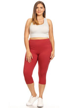 Load image into Gallery viewer, High Waist Tech Pocket Workout Capri Leggings