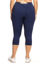 Load image into Gallery viewer, High Waist Tech Pocket Workout Capri Leggings