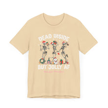 Load image into Gallery viewer, Dead Inside but Jolly AF Unisex Tee - Holiday Fitness Shirt for Gym Lovers