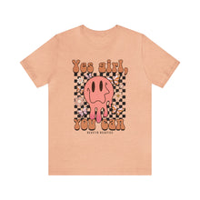 Load image into Gallery viewer, Yes Girl, You Can Short Sleeve Tee
