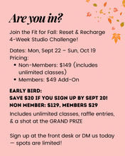 Load image into Gallery viewer, Fit for Fall: Reset & Recharge