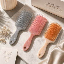 Load image into Gallery viewer, BB Active Essentials Marble Paddle Detangling Brush