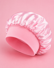 Load image into Gallery viewer, Satin Sleep Bonnet | Overnight Hair Protection for Healthier Hair