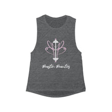 Load image into Gallery viewer, Beastin Beauties Logo Muscle Tank
