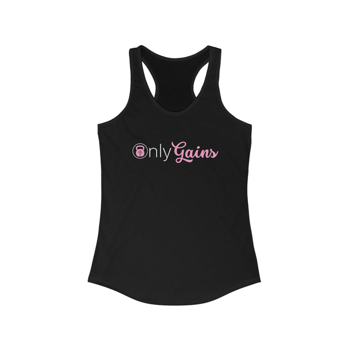 Only Gains Racerback Tank