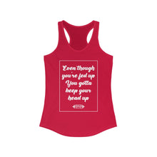 Load image into Gallery viewer, Keep Yo Head Up Racerback Tank