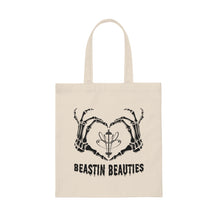 Load image into Gallery viewer, BB Skeleton Heart Tote bag