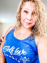 Load image into Gallery viewer, Self Love Junkie Racerback Tank