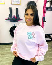 Load image into Gallery viewer, Beauty Brains & Booty Gains Crewneck Sweatshirt