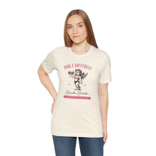 Load image into Gallery viewer, Built Different Cupid Fitness Tee — 'Built Different' Cherub Weightlifting Graphic T-Shirt
