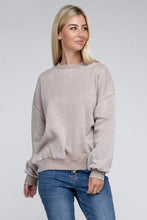 Load image into Gallery viewer, Acid Wash Fleece Oversized Pullover
