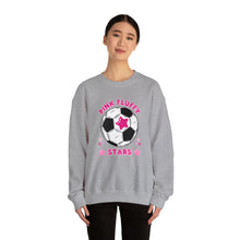 Load image into Gallery viewer, Pink Fluffy Stars Crewneck Sweatshirt
