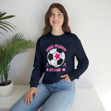 Load image into Gallery viewer, Pink Fluffy Stars Crewneck Sweatshirt
