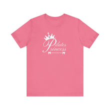Load image into Gallery viewer, Pilates Princess Tee, Cute Workout Shirt, Gifts for Fitness Lovers, Unisex Short Sleeve Top, Activewear for Women

