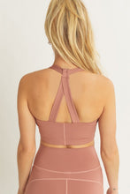 Load image into Gallery viewer, Activewear Crop Halter Back Detail Top
