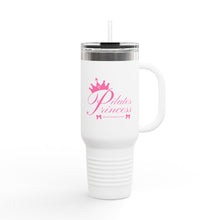 Load image into Gallery viewer, Pink Pilates Princess Insulated Travel Mug, 40oz - Perfect for Active Lifestyles, Birthday Gift, Fitness Motivation, On-the-Go Hydration
