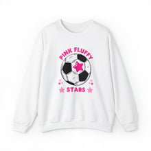 Load image into Gallery viewer, Pink Fluffy Stars Crewneck Sweatshirt
