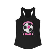 Load image into Gallery viewer, Pink Fluffy Stars Racerback Tank
