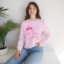 Load image into Gallery viewer, Pilates Princess Crewneck Sweatshirt - Workout Apparel, Gift for Her, Fitness Fashion, Exercise Clothing, Pilates Lover

