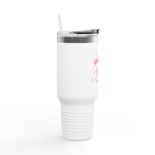 Load image into Gallery viewer, Pink Pilates Princess Insulated Travel Mug, 40oz - Perfect for Active Lifestyles, Birthday Gift, Fitness Motivation, On-the-Go Hydration
