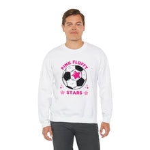 Load image into Gallery viewer, Pink Fluffy Stars Crewneck Sweatshirt
